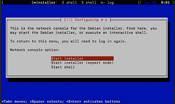 Debian Console