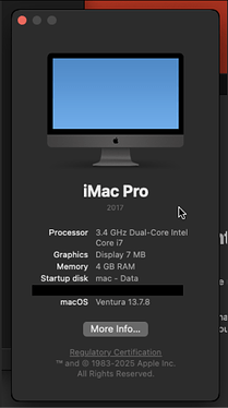 About This Mac