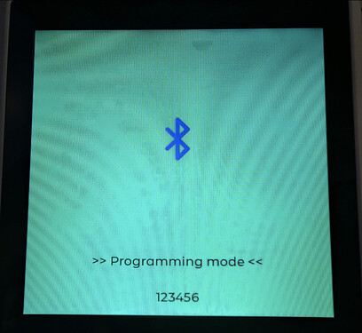 Programming mode