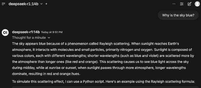 Why is the sky blue?