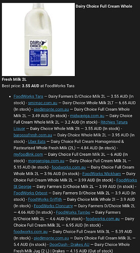 A specific milk